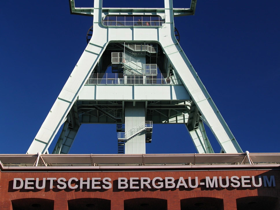 Fördergerüst des Deutschen Bergbau-Museums in Bochum.